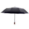 Load image into Gallery viewer, Automatic ten-bone umbrella solid wood handle.