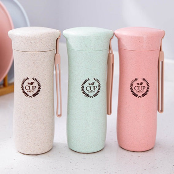 wheat straw fiber portable plastic cups