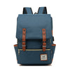 Retro men and women outdoor Canvas Backpack