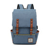 Retro men and women outdoor Canvas Backpack