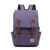 Retro men and women outdoor Canvas Backpack