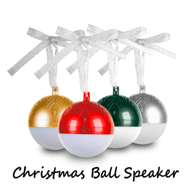 Christmas ball Bluetooth TWS speaker colorful flash lights , Bluetooth corporate gifts , Apex Gift