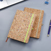 Italian soft wood grain Pu notebook