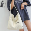 Hand-painted canvas bag