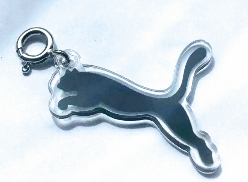 Corporate gifts Bulk With printing - Custom acrylic keychain Puma Sg