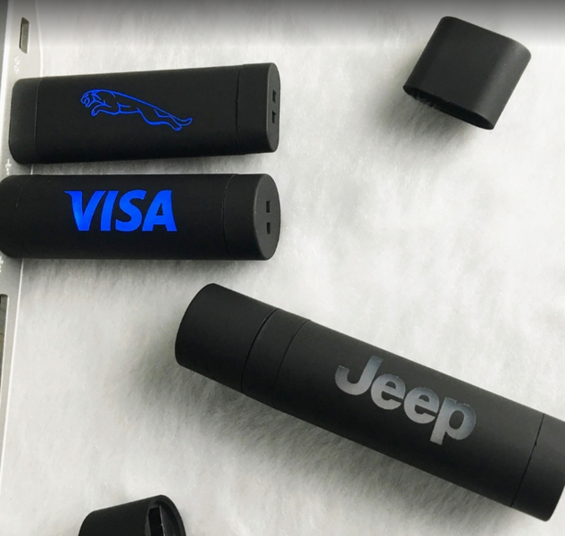 Corporate gifts Bulk With printing - Customised Thumbdrive with glowing light logo