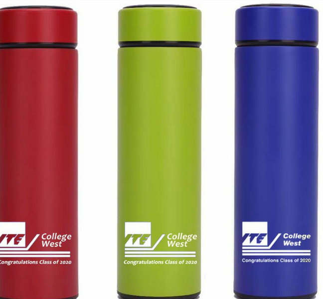 Corporate gifts Bulk With printing - Customised stainless bottles with logo