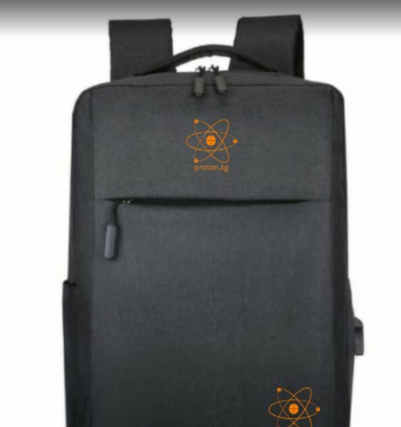 Corporate gifts Bulk With printing - USB back pack bag with silk screen priting