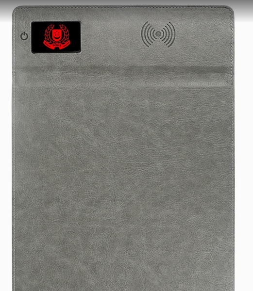 Corporate gifts Bulk With printing - Wireless charging mouse pad with lighted logo and printing