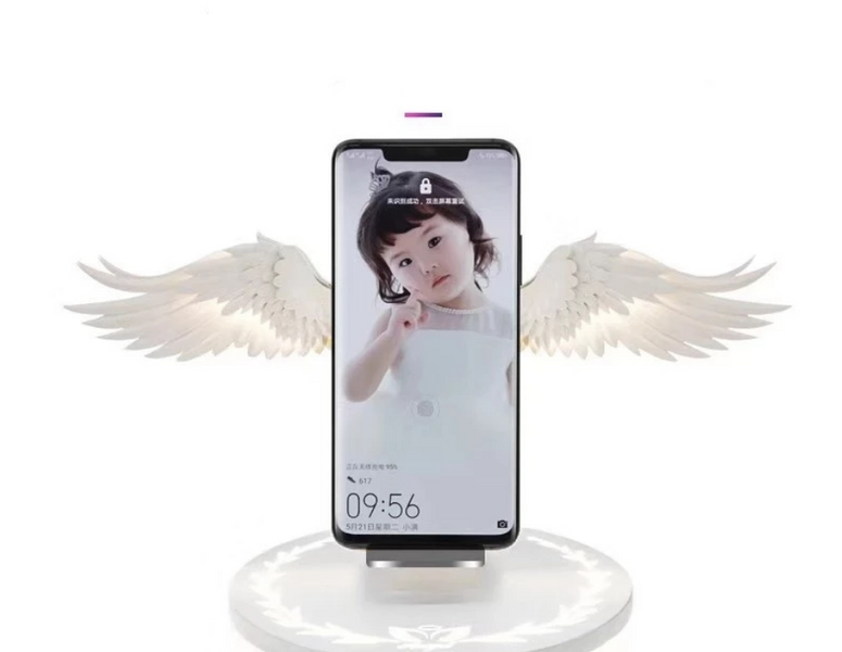 Corporate gifts Bulk With printing - wireless charger stand angel