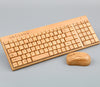 Load image into Gallery viewer, bamboo wireless keyboard mouse plus LOGO