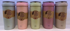 Wheat straw double-layer thermos cup