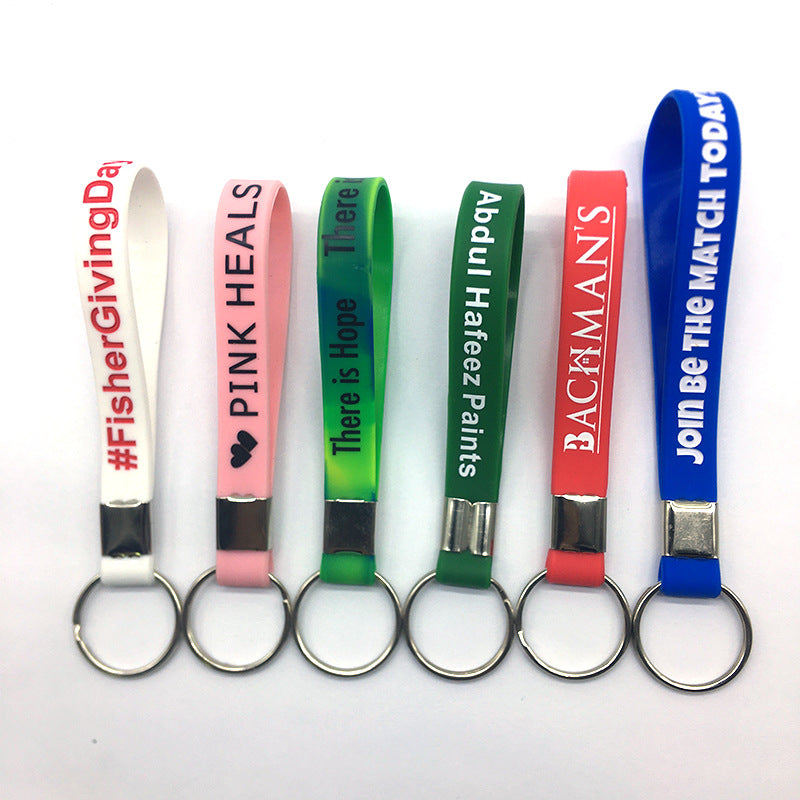 Soft Silicone Keychain - Customised with Logo Printing - Corporate ...
