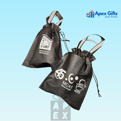Spot non-woven drawstring pocket bag