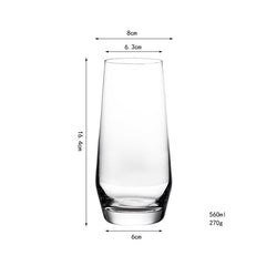 Simple crystal glass
