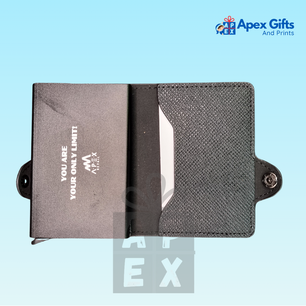 Smart Premium Leather Card Holder - RFID Shield