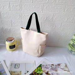 canvas handbag lunch box bag