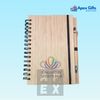 A5 real bamboo loose leaf notebook