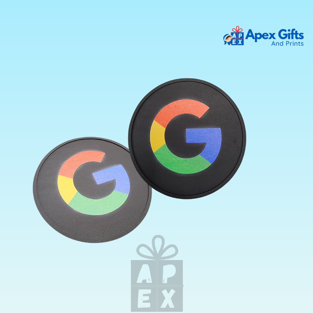 PVC soft rubber coaster printing logo