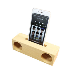 Amplifier Bamboo mobile phone speaker stand Eco-friendly