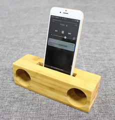 Amplifier Wooden mobile phone speaker stand