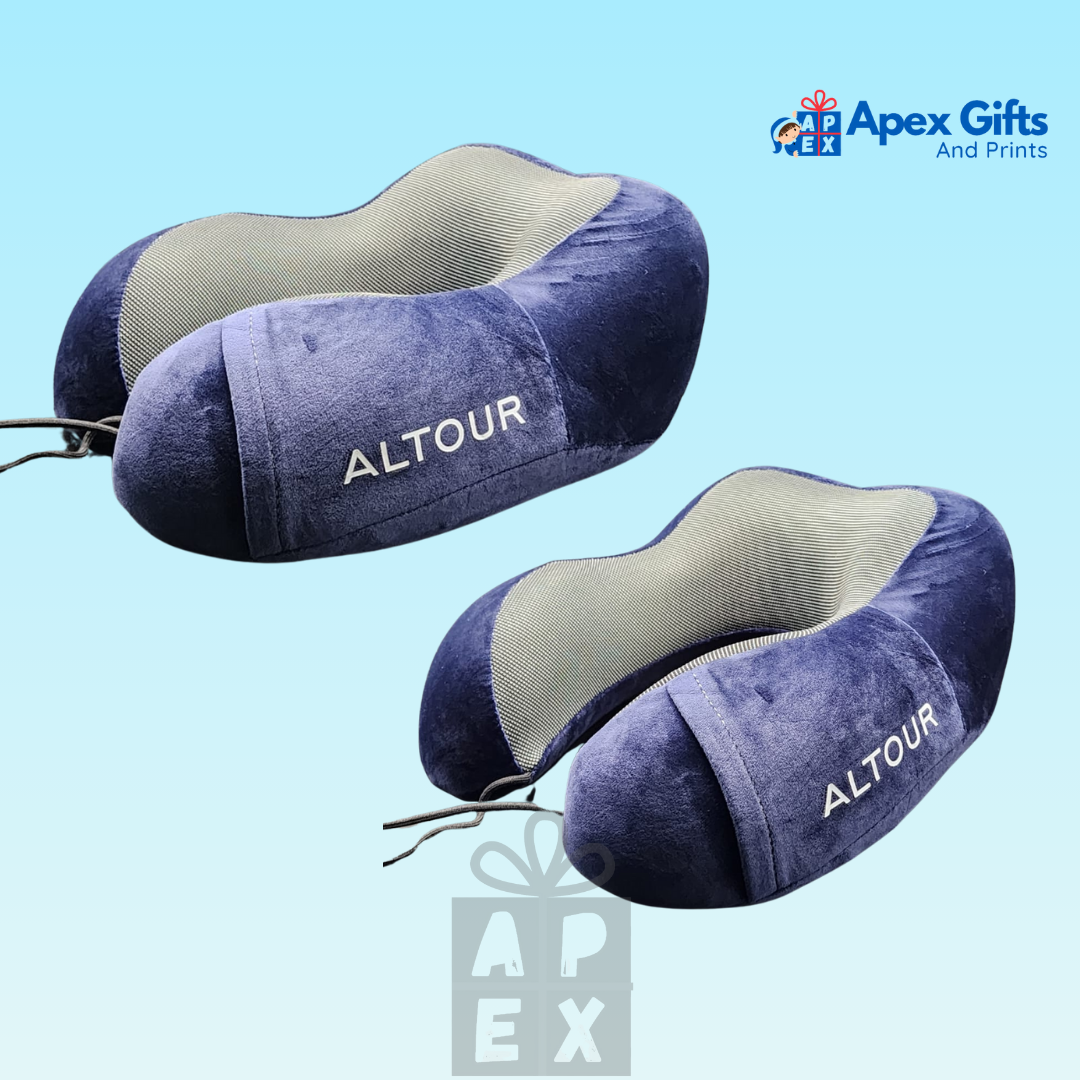 Memory cotton U-shaped Travel Neck Pillow Customised with Logo