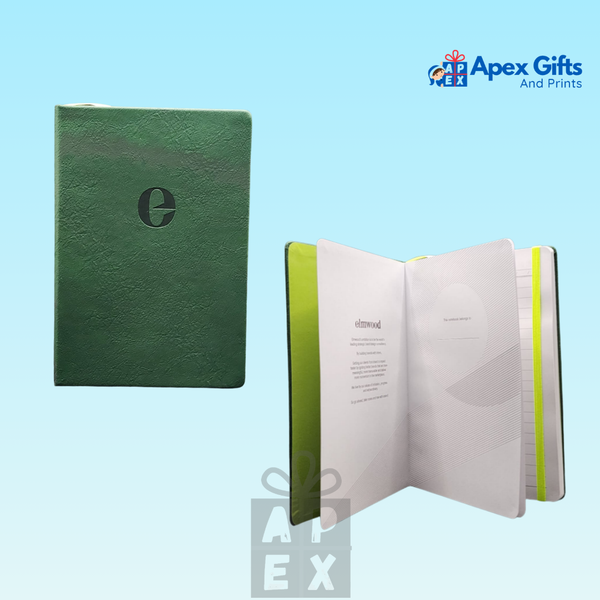 Leather PU material business notebook