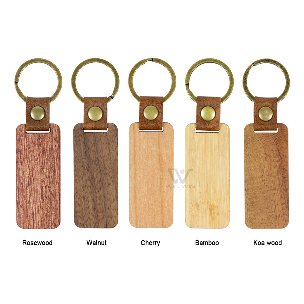 Leather Blank Keychain - Customised with Logo Printing - Corporate ...