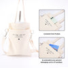 Load image into Gallery viewer, Fashion portable double mouth canvas bag