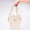 Load image into Gallery viewer, Fashion portable double mouth canvas bag