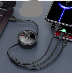 Three-in-one mobile phone charging Cable