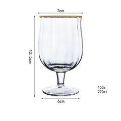 Luxury tulip crystal glass