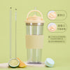 Load image into Gallery viewer, Customized large-hole suction bubble tea cup