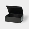 Black magnetic folding box