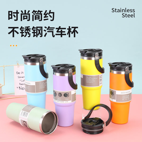 stainless steel double-layer thermos cup