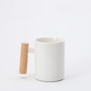 Load image into Gallery viewer, creative wood handle ceramic mug
