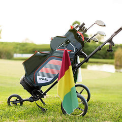 Microfiber Golf Towels with embroidered logo.