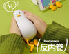 mini lying flat duck cartoon hand warmer