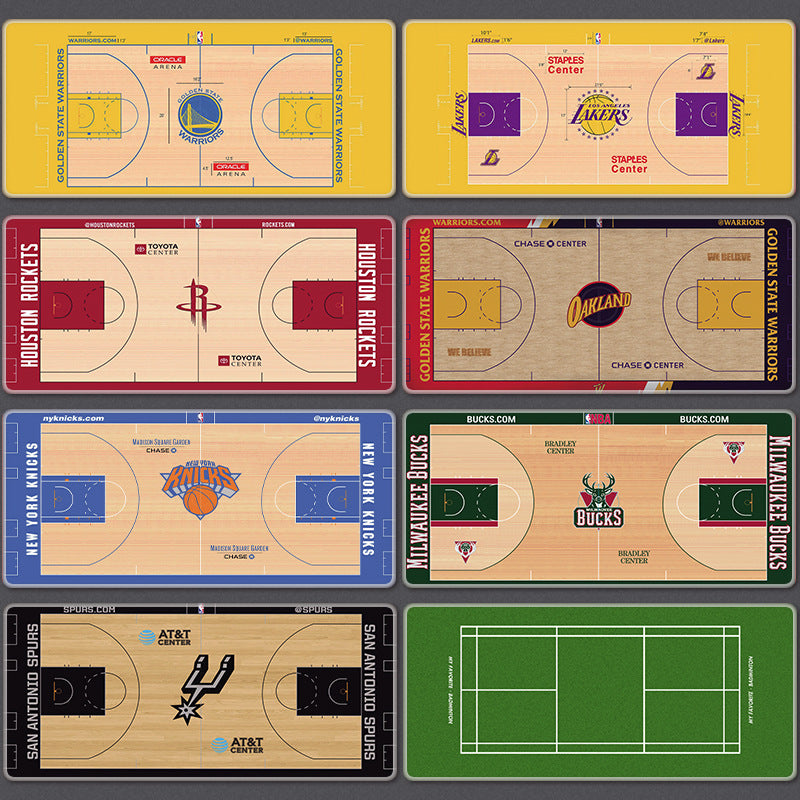 NBA basketball court mouse pad