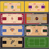 将图像加载到图库查看器中， NBA basketball court mouse pad