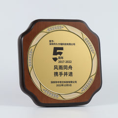 Wooden authorized plaque custom