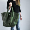 Load image into Gallery viewer, European and American retro new simple large bag