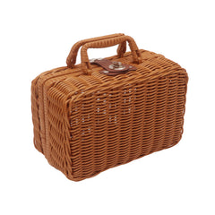 Weaving rattan woven storage basket
