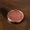Load image into Gallery viewer, Copper wood tea cup pad