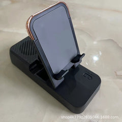 Creative mobile phone holder with Bluetooth sound