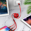 Load image into Gallery viewer, Three-in-one mobile phone charging Cable