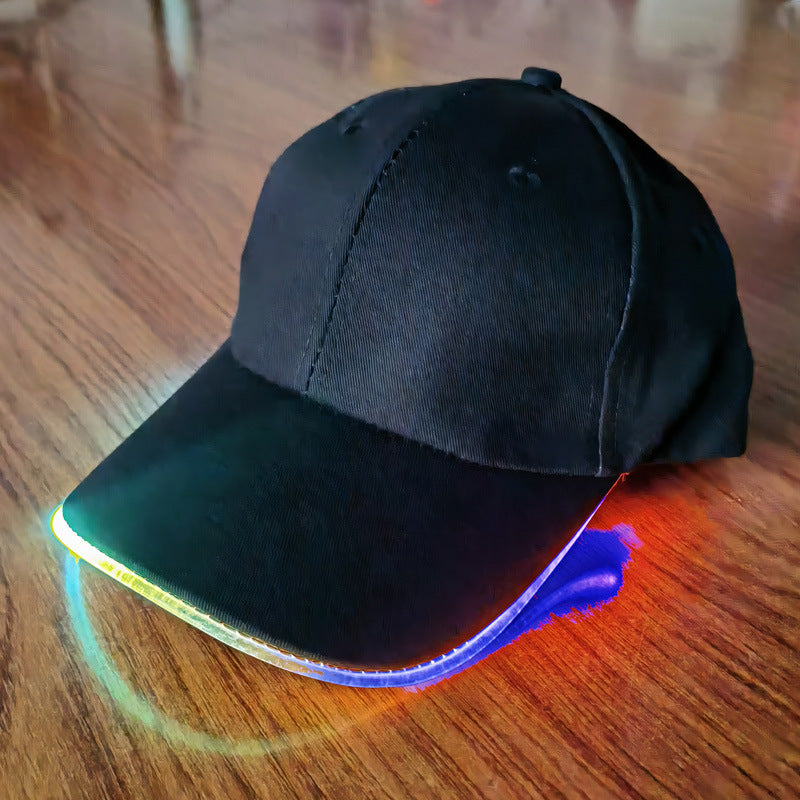 LED fiber optic hats - Customised with Logo Printing - Corporate Gifts ...