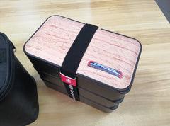 wood-print insulation lunch box customized