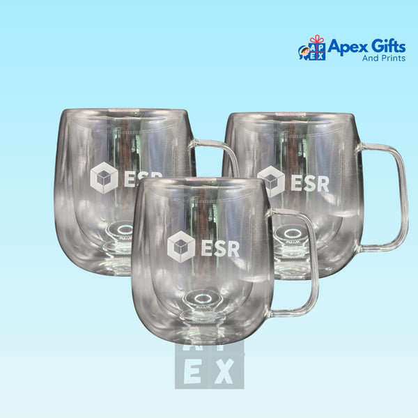 Double Wall Glass Coffee Tea Cup Heat-resistant