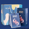 2021 custom inspirational creative literary desk calendar , calender corporate gifts , Apex Gift